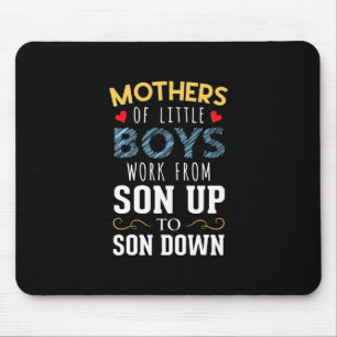 Mother Art Mothers of Little Boys Birthday Mouse Mat