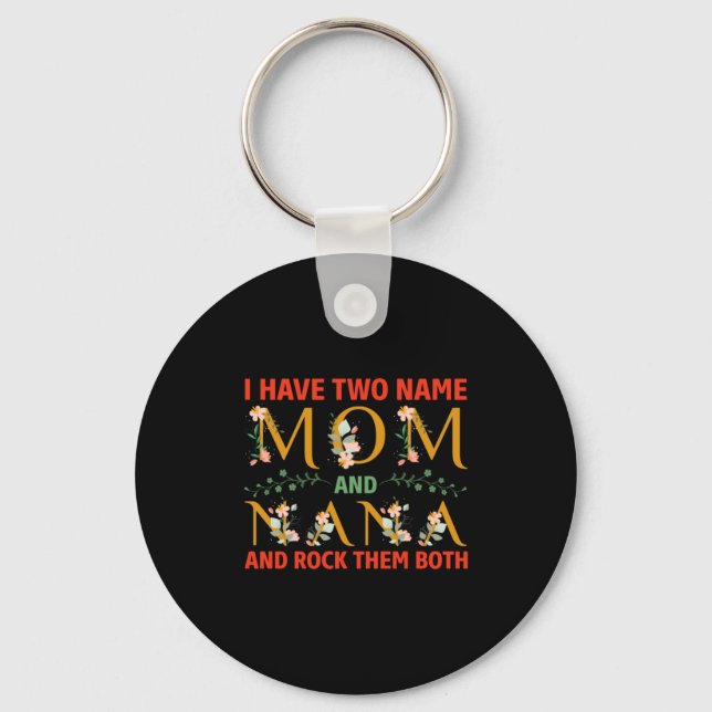 Mother Art Mum And Nana Key Ring (Front)