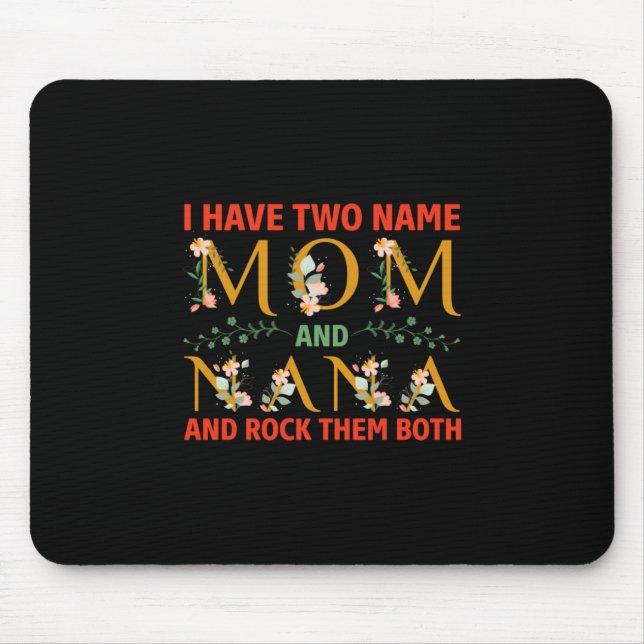 Mother Art Mum And Nana Mouse Mat (Front)