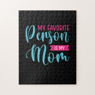 Mother Art My Favourite Person Is My Mum Jigsaw Puzzle