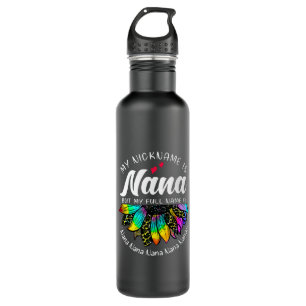 Mother Art   My Nickname Is Nana Sunflower Xmas 710 Ml Water Bottle