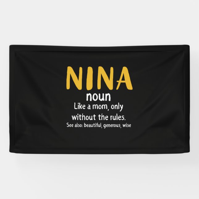 Mother Art Nina Definition Banner (Horizontal)