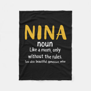 Mother Art Nina Definition Fleece Blanket
