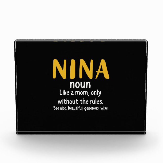 Mother Art Nina Definition Photo Block (Front)