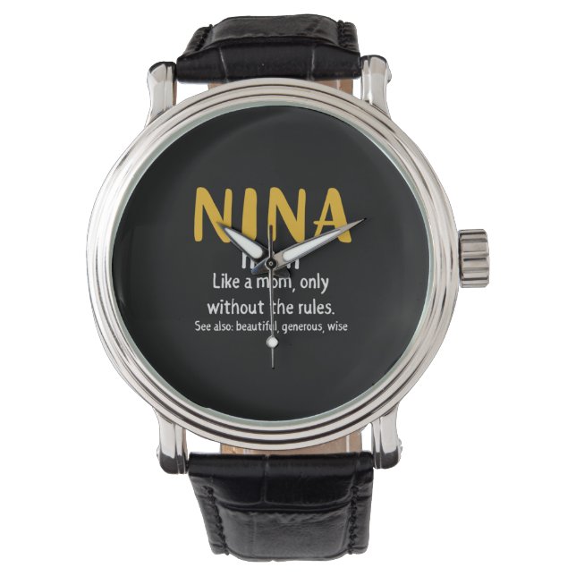 Mother Art Nina Definition Watch (Front)