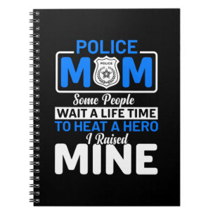 Mother Art Proud Police Mum Notebook