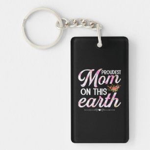 Mother Art Proudest Mum On This Earth Key Ring