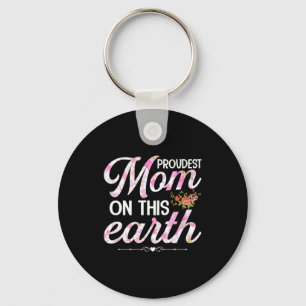 Mother Art Proudest Mum On This Earth Key Ring