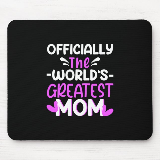 Mother Art The World Greatest Mom Mouse Mat (Front)