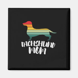 Mother Art Vintage Dachshund Mom Magnet