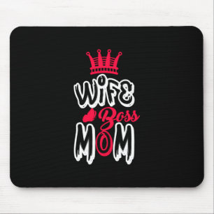 Mother Art Wife Boss Mum Mouse Mat