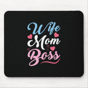 Mother Art Wife Mum Boss Mouse Mat