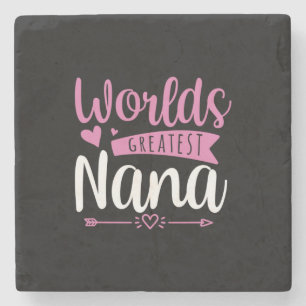 Mother Art World Greatest Nana Stone Coaster
