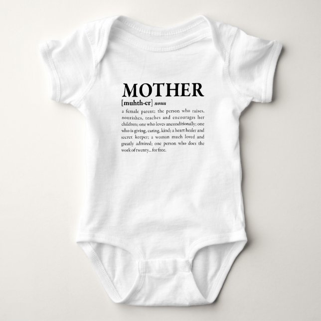 Mother Baby Bodysuit (Front)