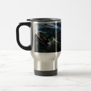 Mother & Baby Dolphin Love Sea Life Thermal Travel Mug