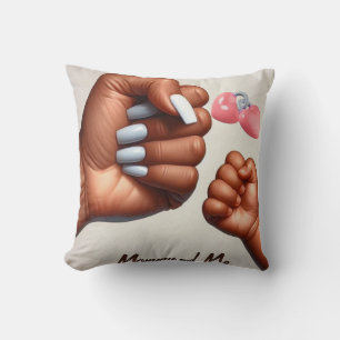 Mother & Baby Fist Bump Pillow – Cute Bond of Love