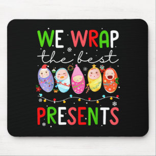 Mother Baby Unit Christmas Labor And Delivery Nurs Mouse Mat