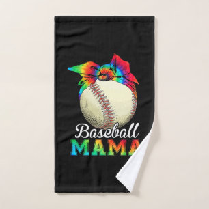 Mother Baseball Mama Birthday Hand Towel