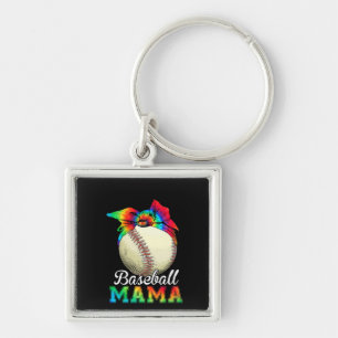 Mother Baseball Mama Birthday Key Ring