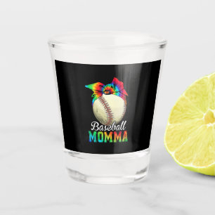 Mother Baseball Momma Birthday Shot Glass