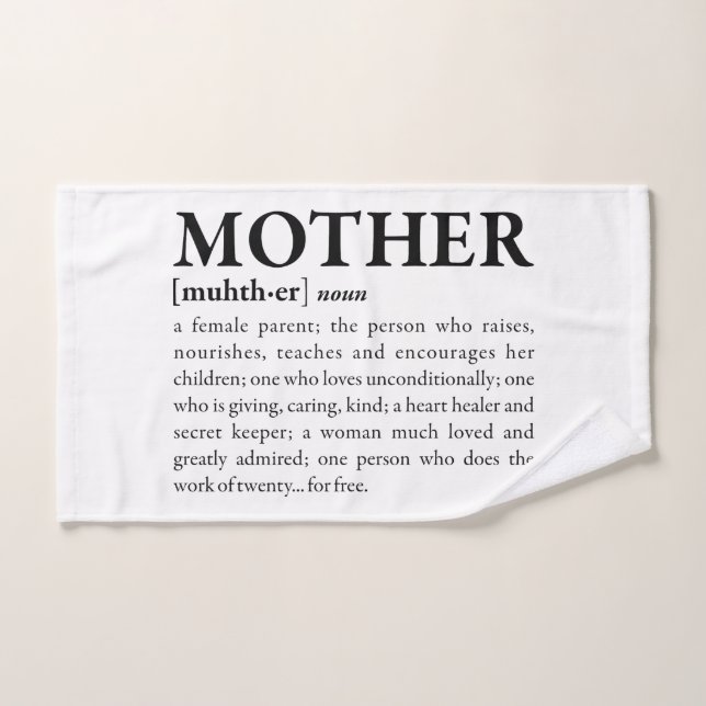 Mother Bath Towel Set (Hand Towel)