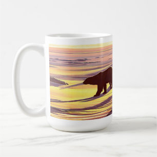 Mother Bear Art Cups Mugs Polar Bear Cup & Glasses