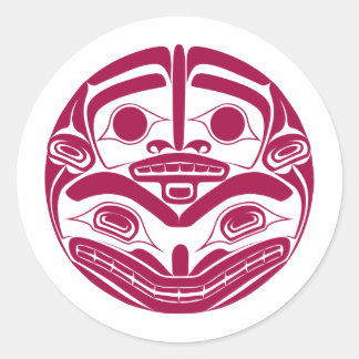 'Mother Bear' Classic Round Sticker