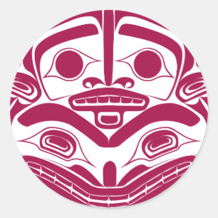 'Mother Bear' Classic Round Sticker