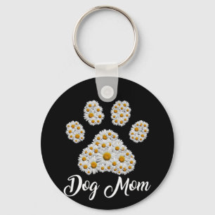 Mother Best Dog Mom Ever Birthday Key Ring