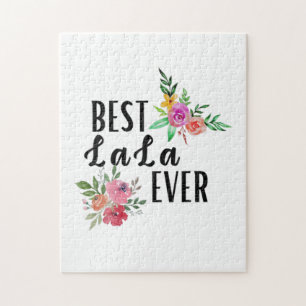 Mother Best Lala Ever Birthday Jigsaw Puzzle