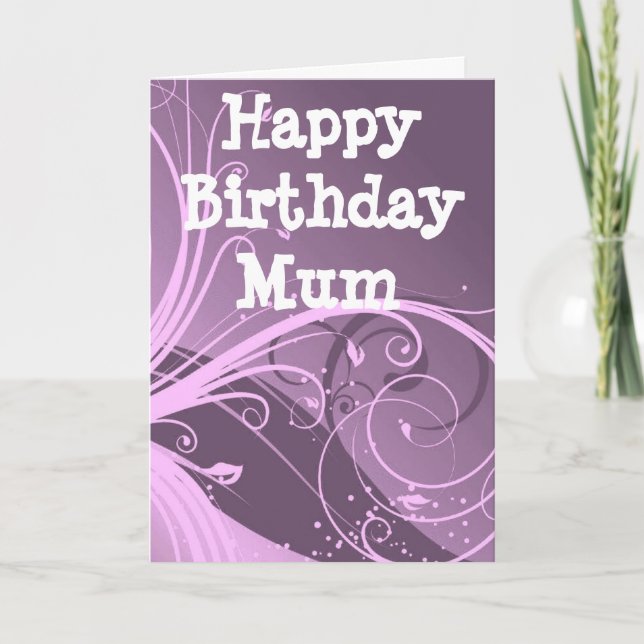 Mother birthday card (Front)