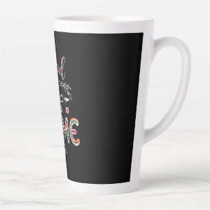 Mother Blessed To Be Called Mum And Meme Flower Latte Mug