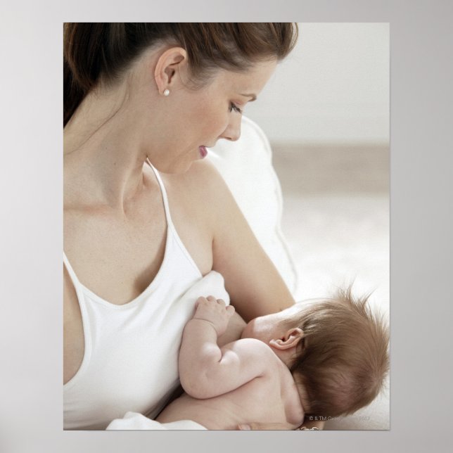 Mother breastfeeding baby 2 poster (Front)