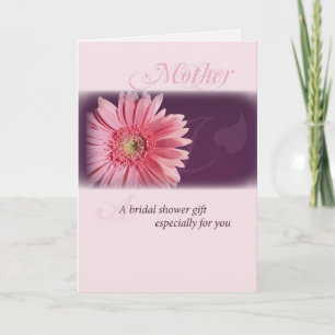Mother, Bridal Shower Pink Daisy Invitation