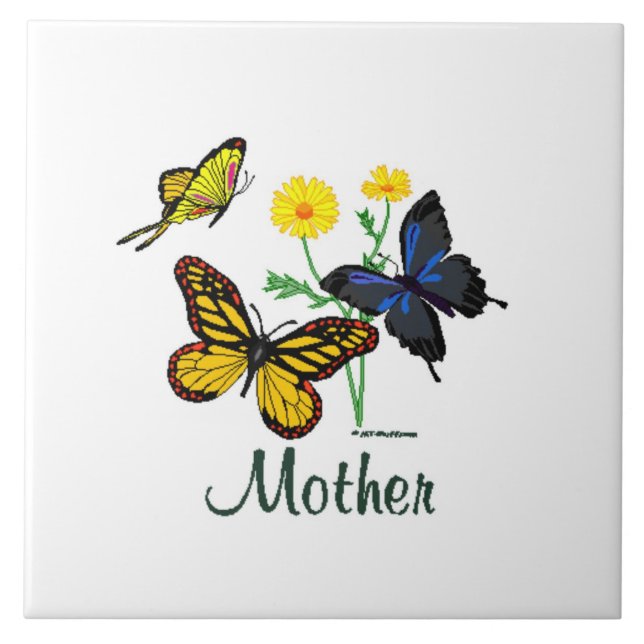 Mother Butterflies Tile (Front)