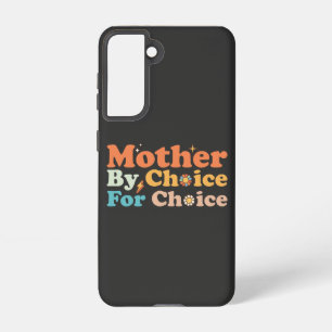 Mother By Choice For Choice Groovy Retro Samsung Galaxy Case