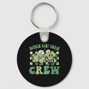Mother By Nurse Screw Shenanigans St Patricks Day  Key Ring