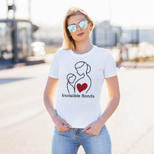 "Mother & Child Silhouette – Eternal Bond Art" T-Shirt