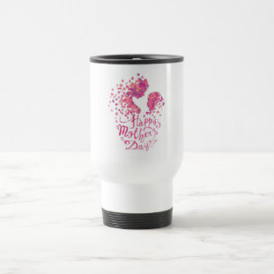 Mother & Child Silhouette Travel Mug