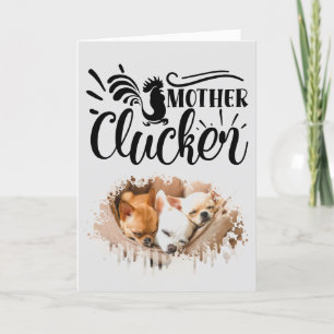 Mother Clucker...Personalised Mother's Day Card