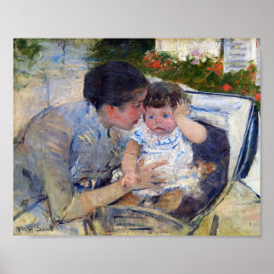 Mother Comforting the Baby, Mary Cassatt Poster
