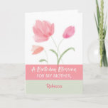 Mother Custom Name Religious Birthday for Blessing Card<br><div class="desc">Wish your mother a birthday blessing with this elegant card that you can customize with her name. Grab this card now to give her when her very special day arrives.</div>