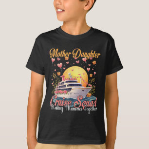 Mother Daughter Cruise Squad 2025 Funny Mum Girl V T-Shirt