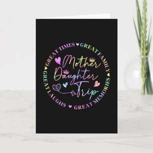 Mother Daughter Cruise Trip Funny Memories Mom Gir Card