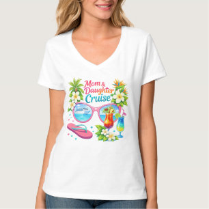 Mother Daughter Cruise Tropical Vacation T-Shirt