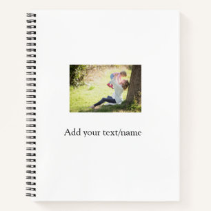 Mother daughter family photo add name picture text notebook