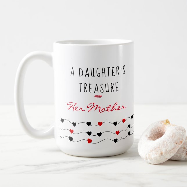 Mother Daughter Love | Mother's Day Coffee Mug (With Donut)