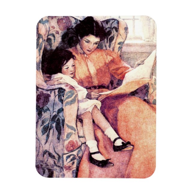 Mother & Daughter. Mother's Day Gift Magnets (Vertical)
