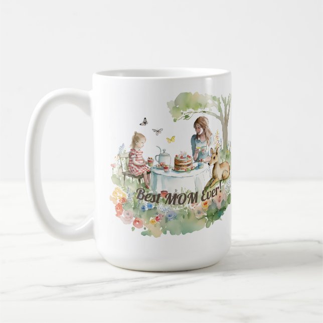 Mother Daughter Tea Party Coffee Mug (Left)