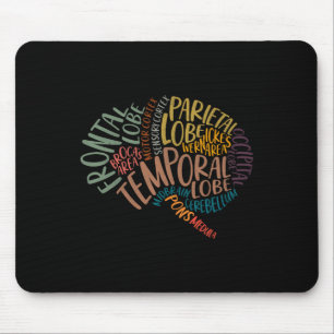 Mother Day Anatomy Of The Brain Nurse Brain Anatom Mouse Mat